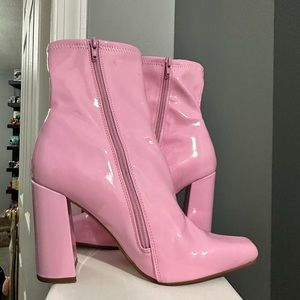 Steve Madden Pink Heeled Boots